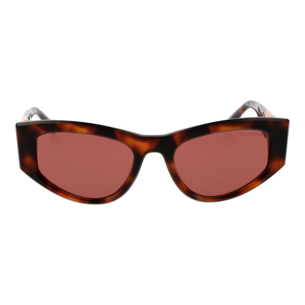 Trussardi Brown Acetate Sunglasses