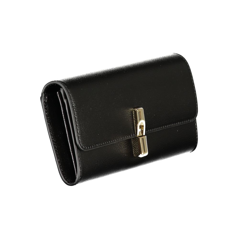Furla Nero Leather Woman Wallet