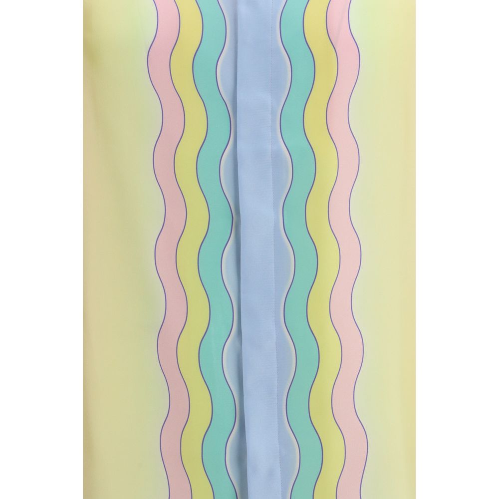 Casablanca Multicolor Silk Pattern Shirt