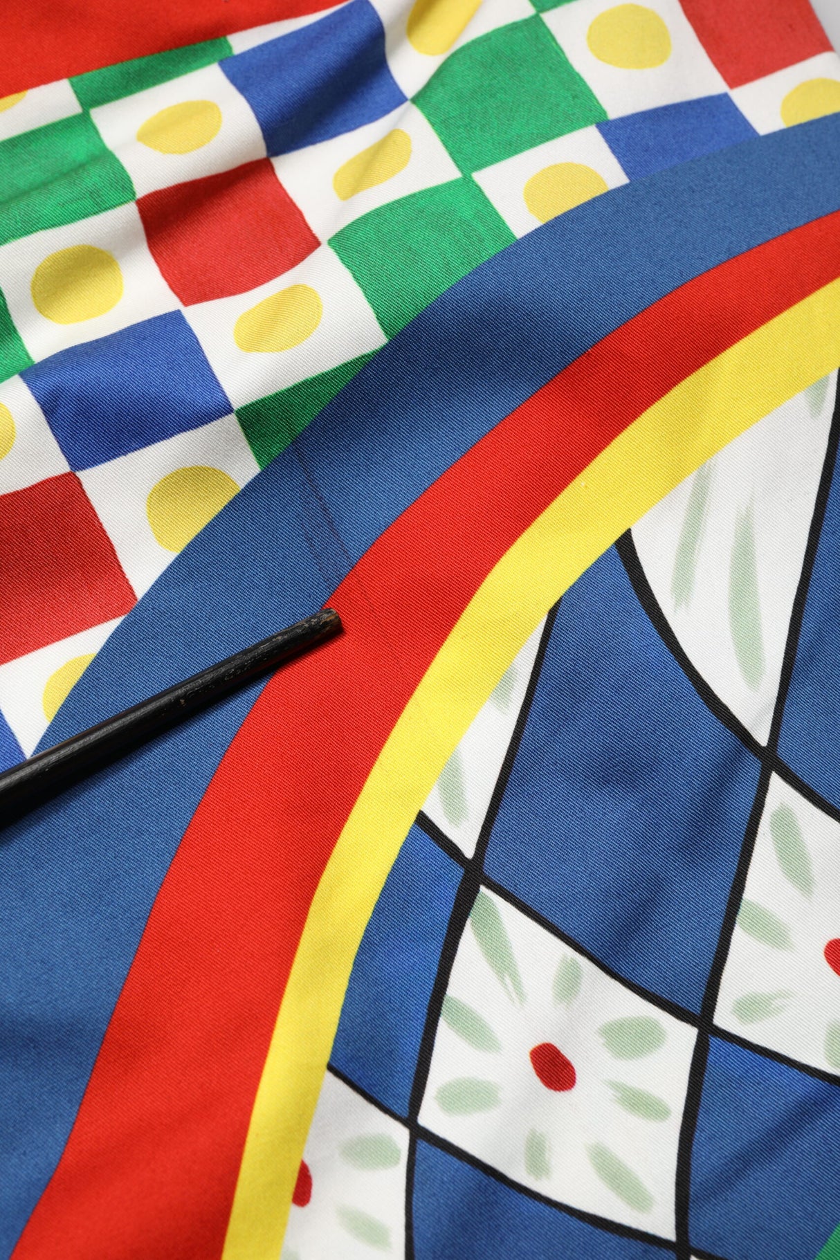 Dolce & Gabbana Multicolor Carretto Print Men Bermuda Shorts