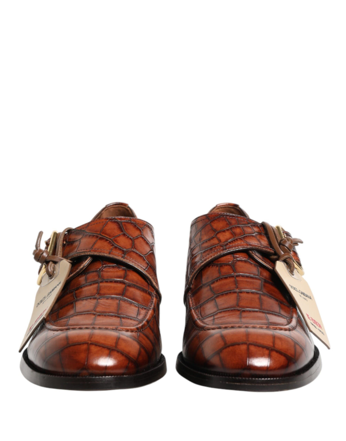 Dolce & Gabbana Brown Lace Up Leather Derby Dress Men Shoes