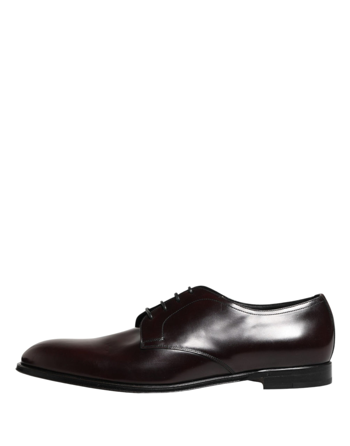 Dolce & Gabbana Black Lace Up Leather Dress Derby Men Shoes