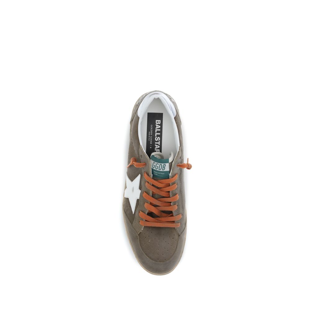 Golden Goose Brown Calf Leather Bos Taurus Athletic Sneakers