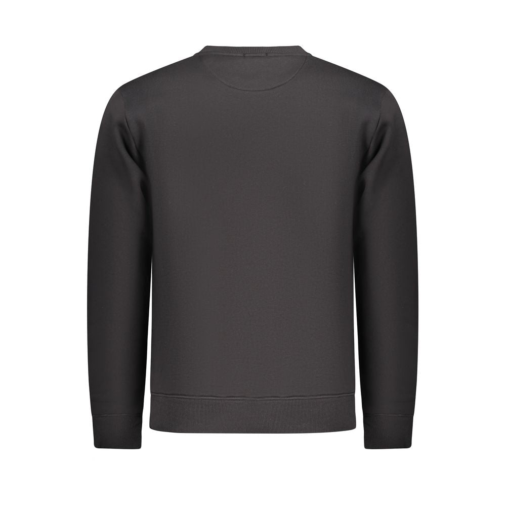 Coveri Moving Black Cotton Men Sweater