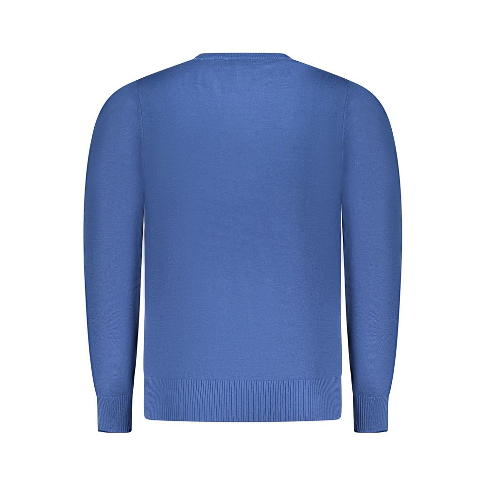 Coveri Moving Blue Viscose Men's Sweater