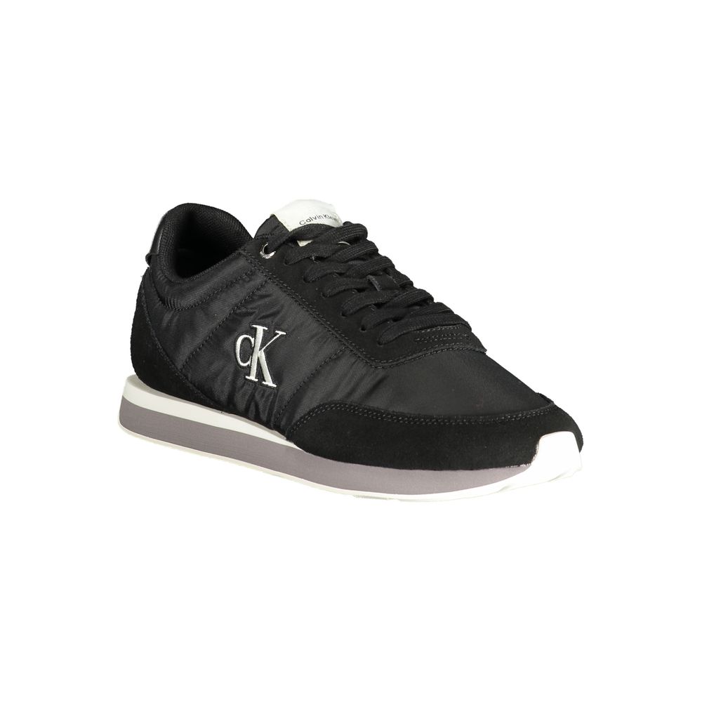 Calvin Klein Black Polyester Men Sneaker