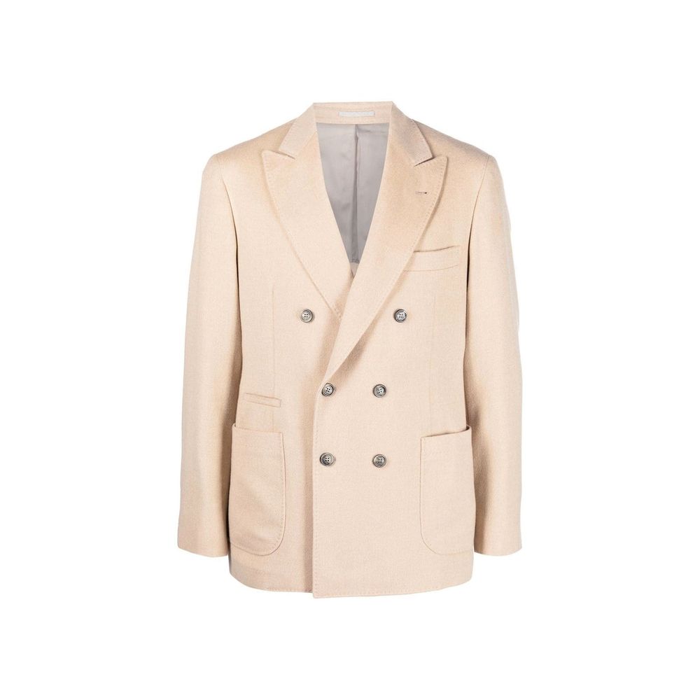 Brunello Cucinelli Beige Wool Coat