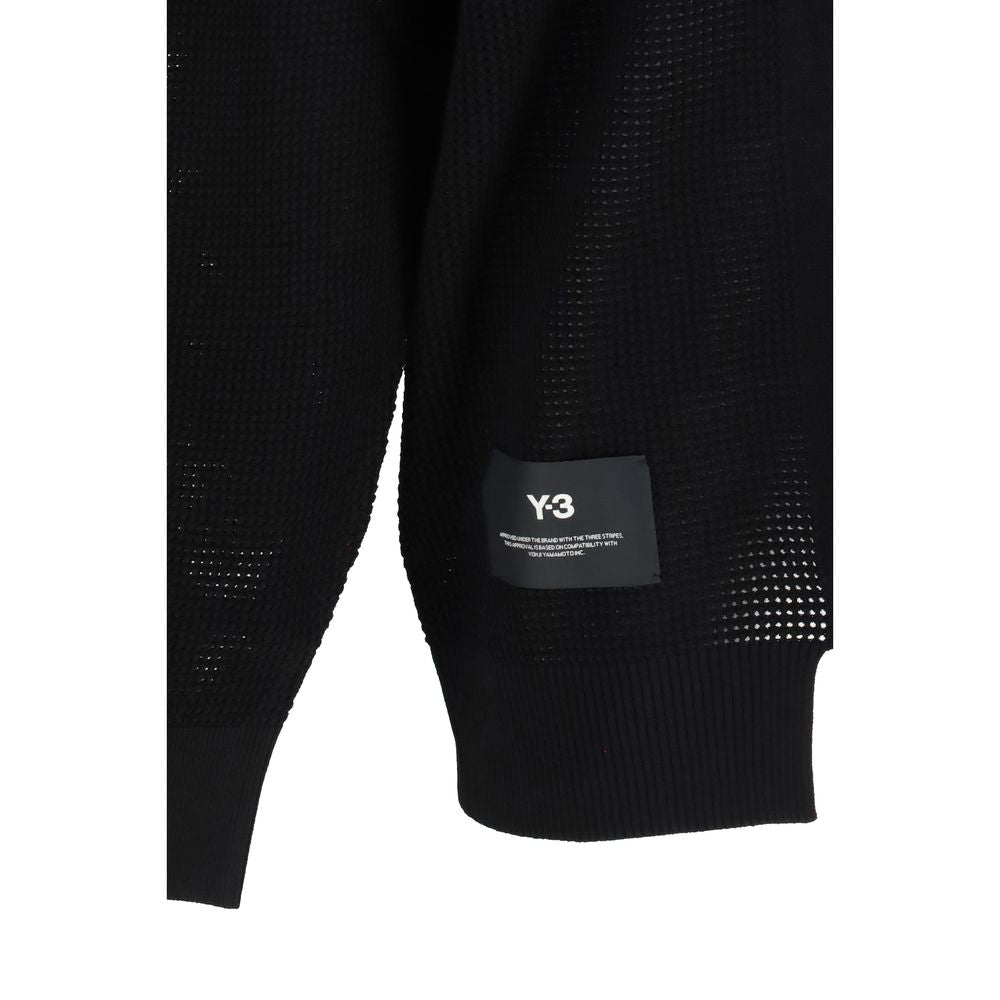 Y-3 Black Viscose Sweatshirt