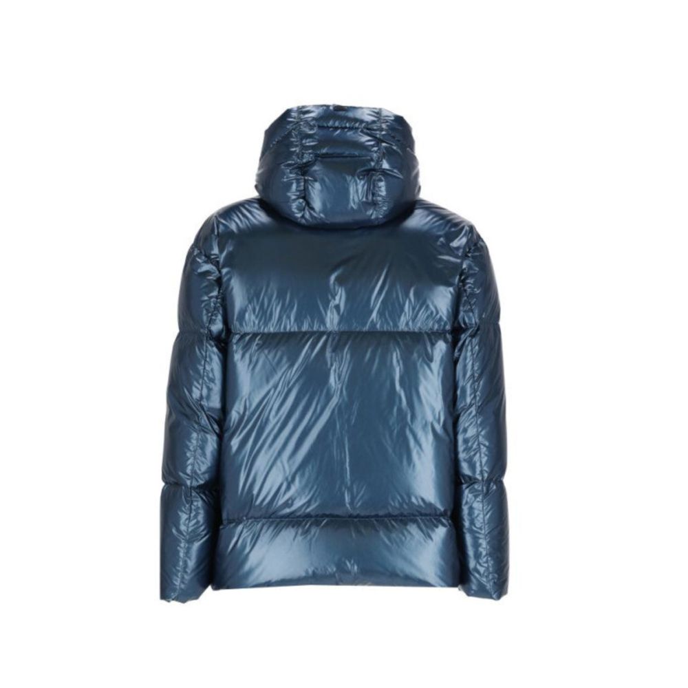 Herno Blue Polyamide Full-Length Jacket