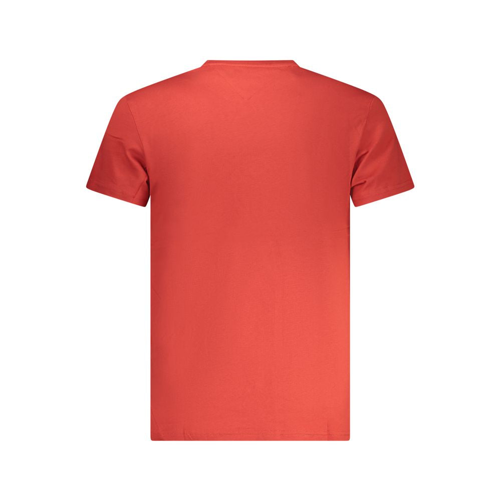 Tommy Hilfiger Red Cotton Mens T-Shirt