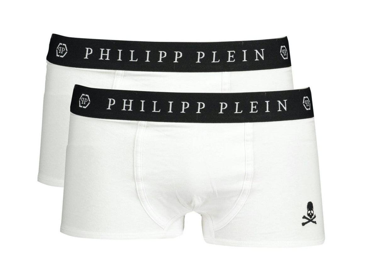 Philipp Plein White Cotton Boxers