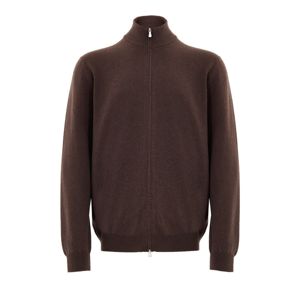 Gran Sasso Brown Wool Cardigan