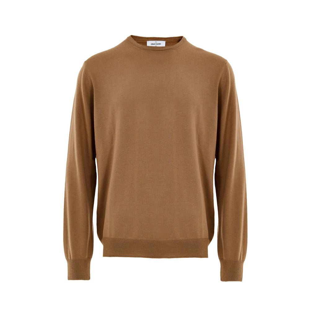 Gran Sasso Brown Wool Sweatshirt
