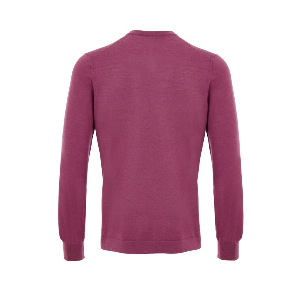 Gran Sasso Purple Wool Sweatshirt