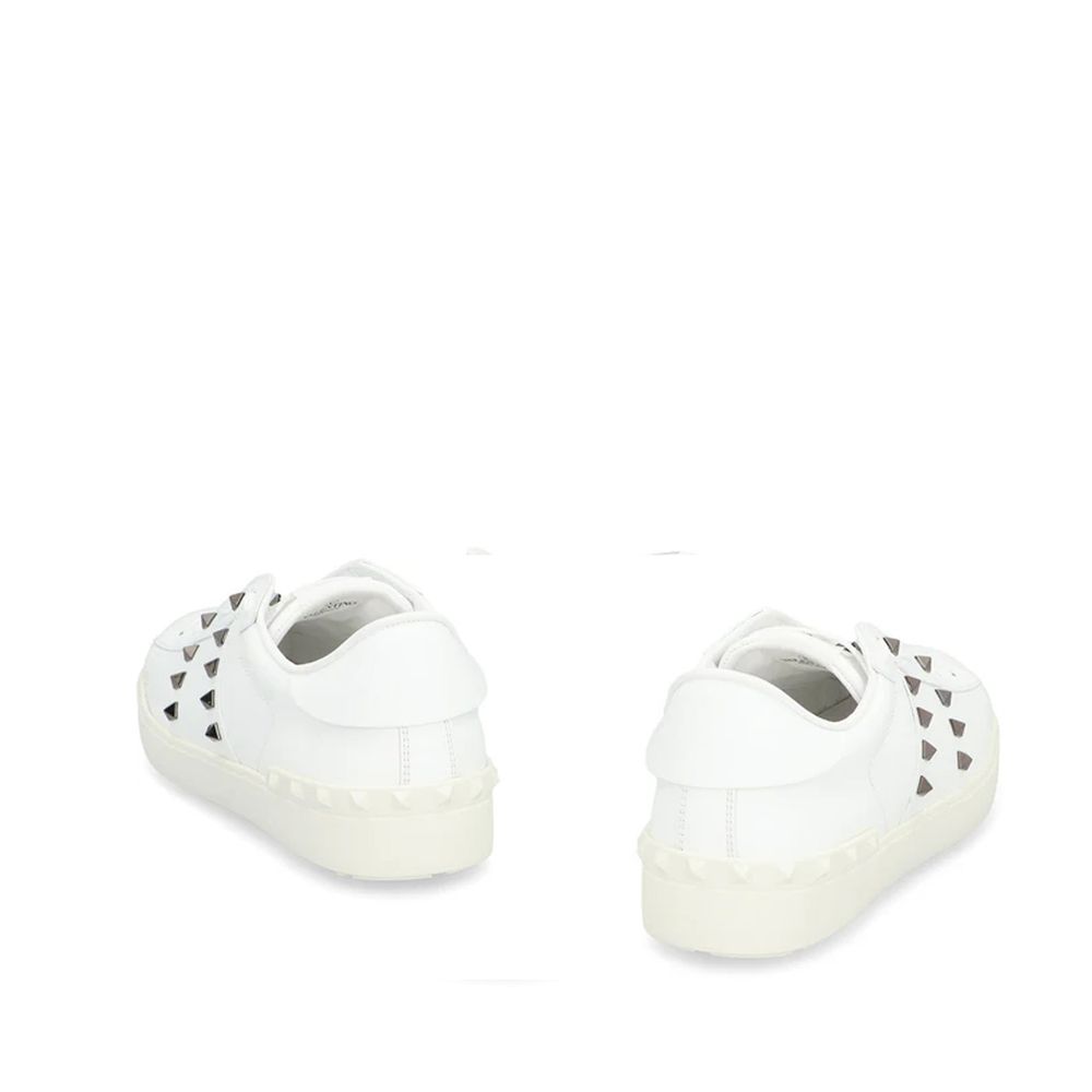 Valentino Garavani White Leather Low Top Sneakers
