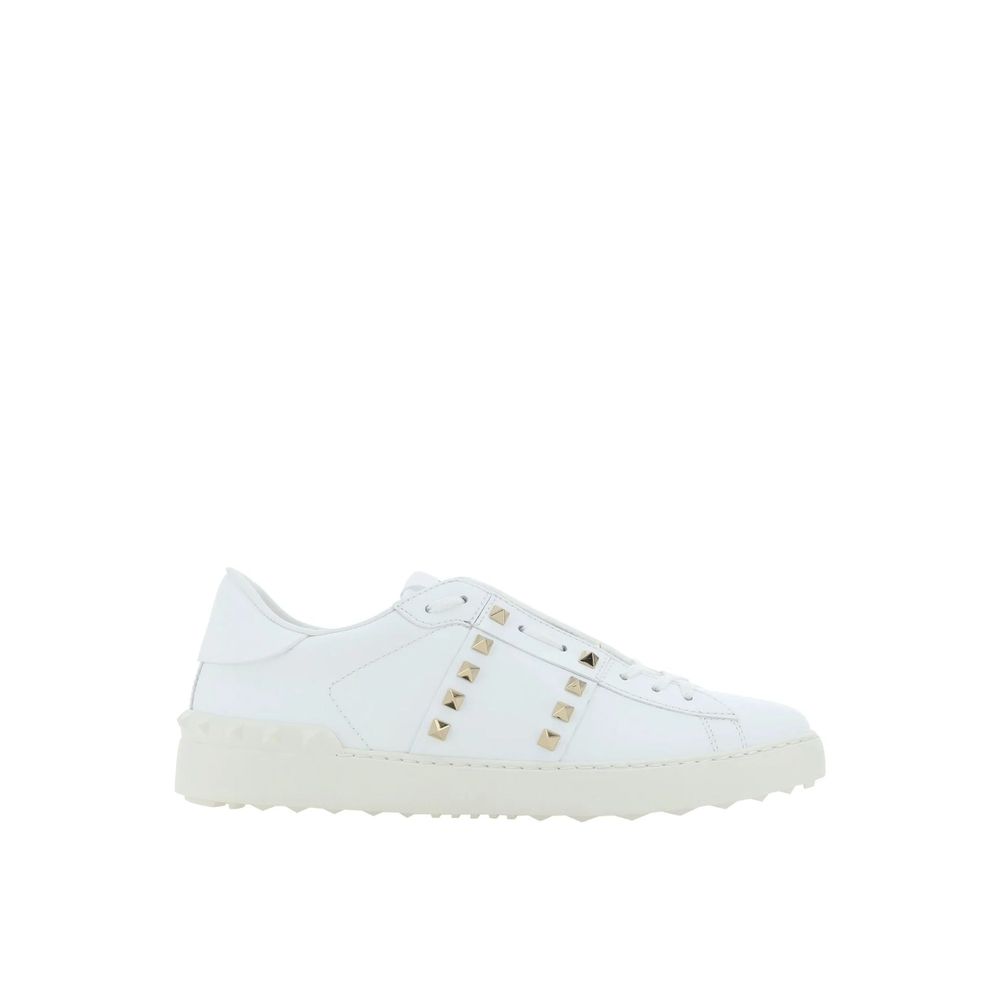 Valentino Garavani White Leather Low Top Sneakers