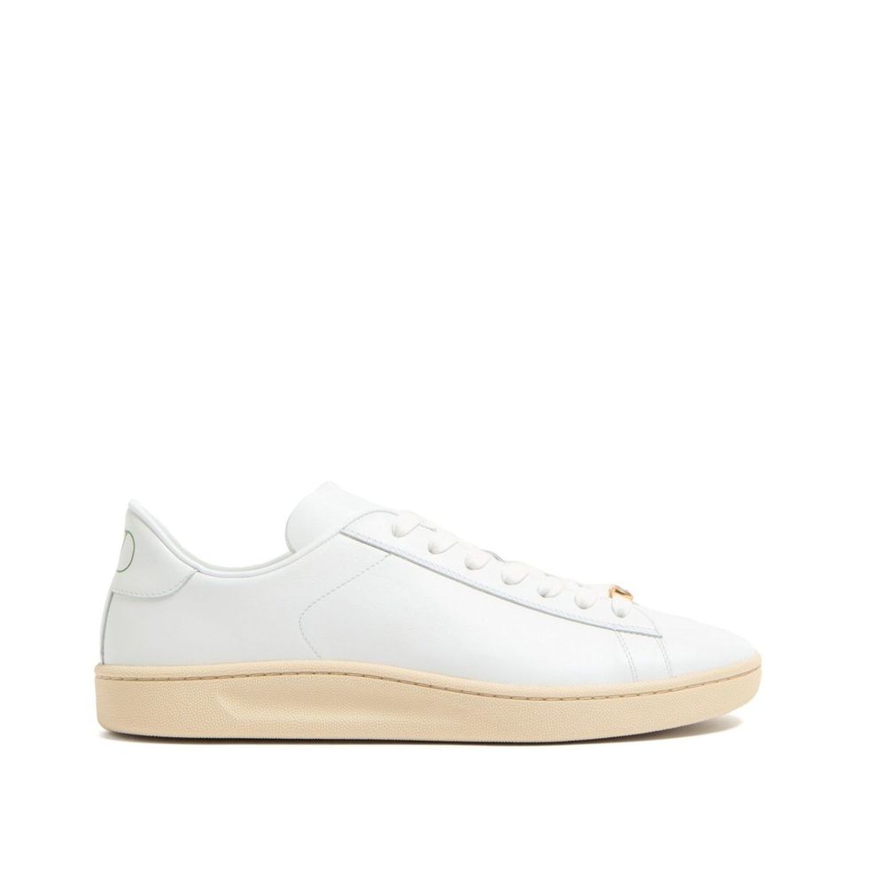 Valentino Garavani White Leather Low Top Sneakers