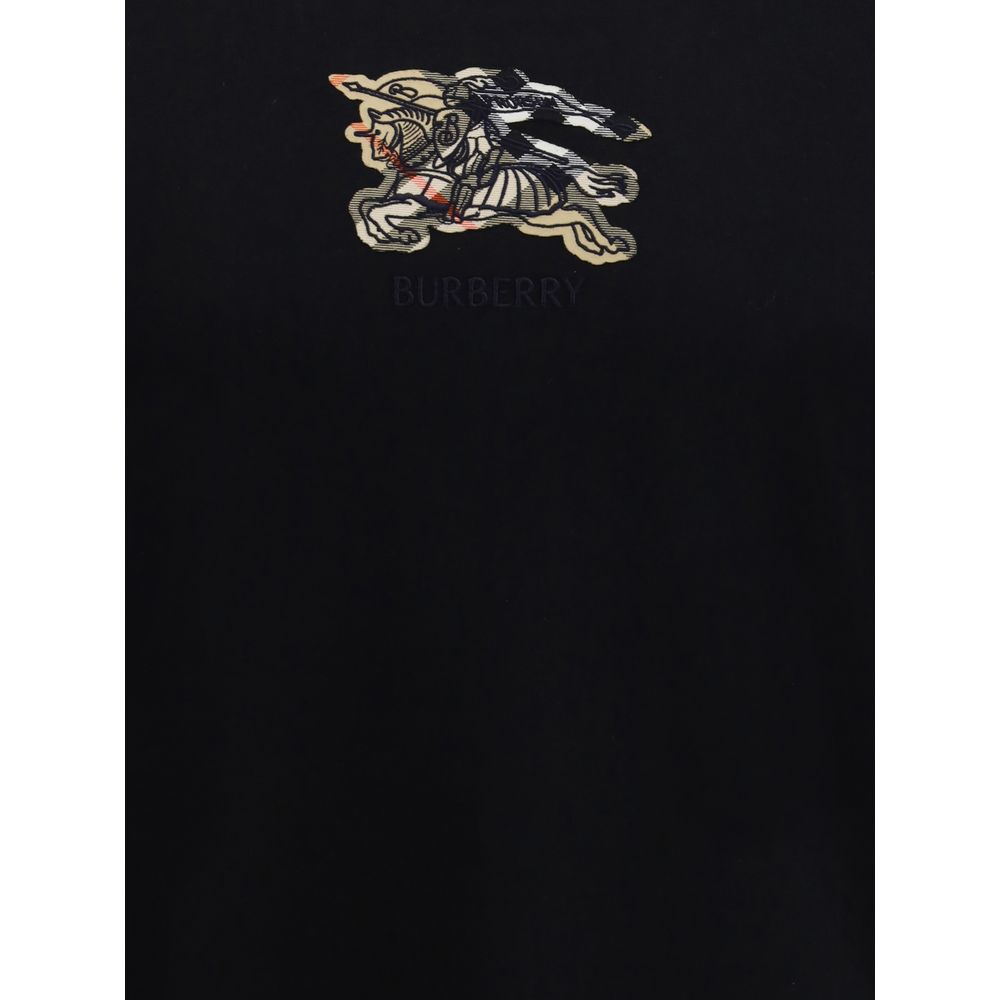 Burberry Black Cotton T-Shirt