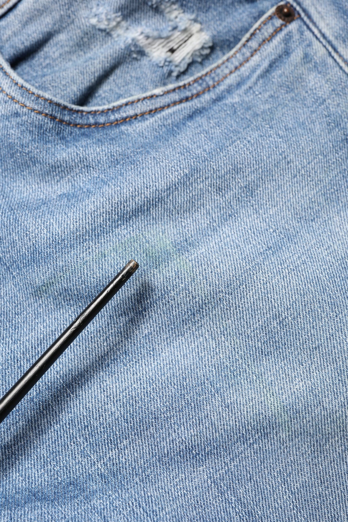 Dolce & Gabbana Blue Tattered Slim Fit Men Cotton Denim Jeans