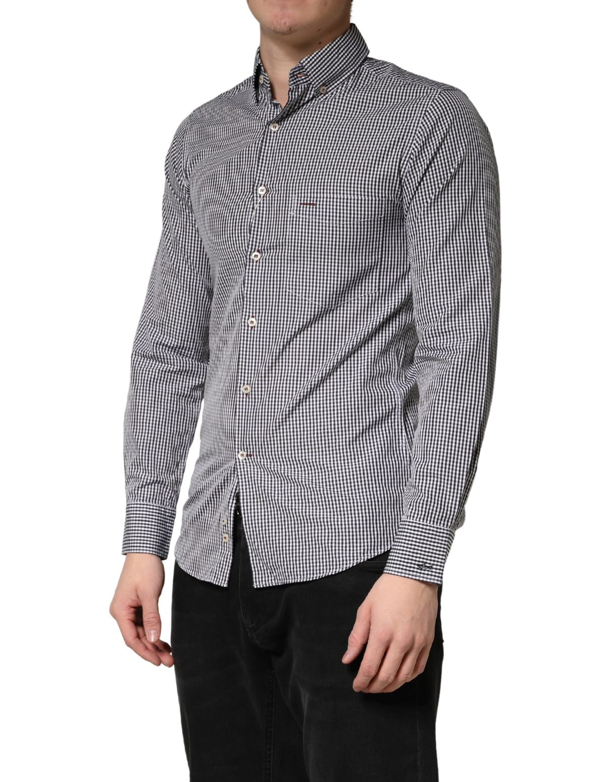 Paul & Shark Gray Cotton Long Sleeves Button Down Dress Shirt