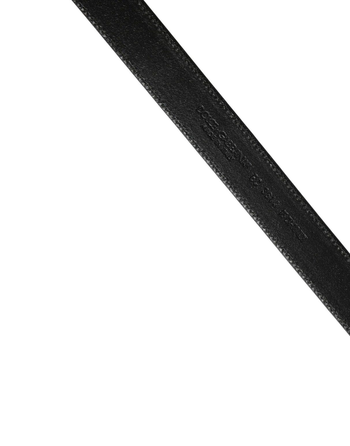 Dolce & Gabbana Men Brown Classic Leather Metal Buckle Belt