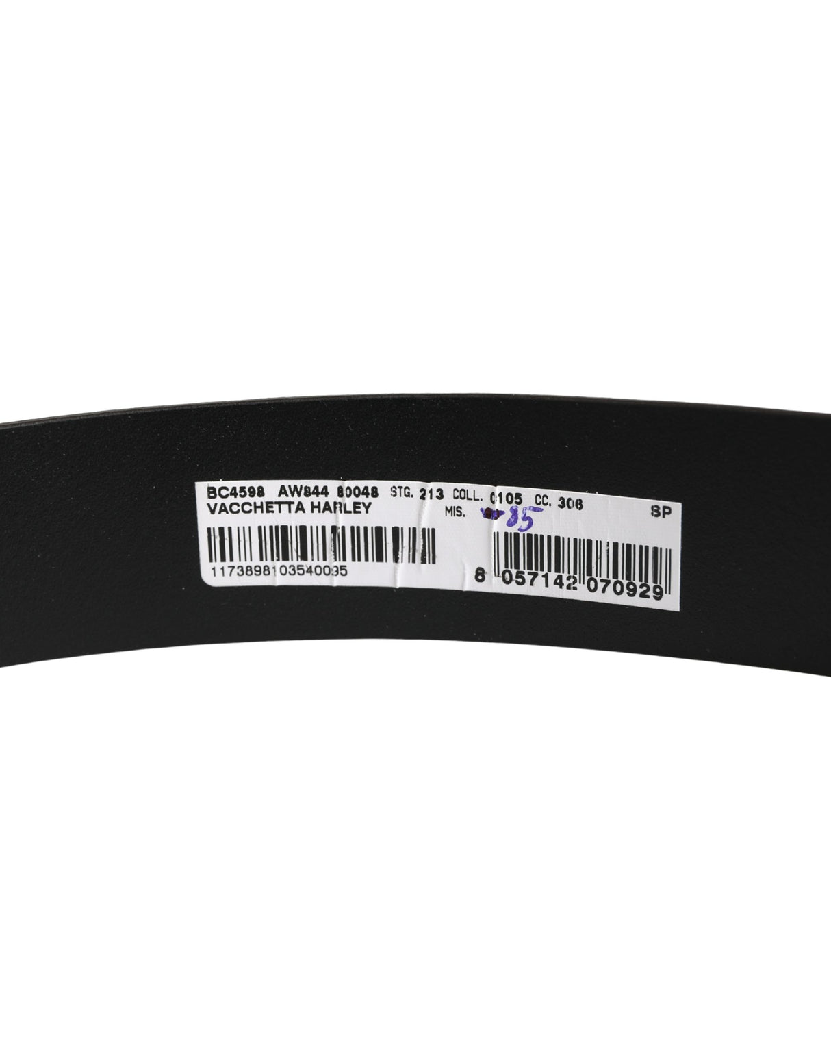 Dolce & Gabbana Men Brown Classic Leather Metal Buckle Belt