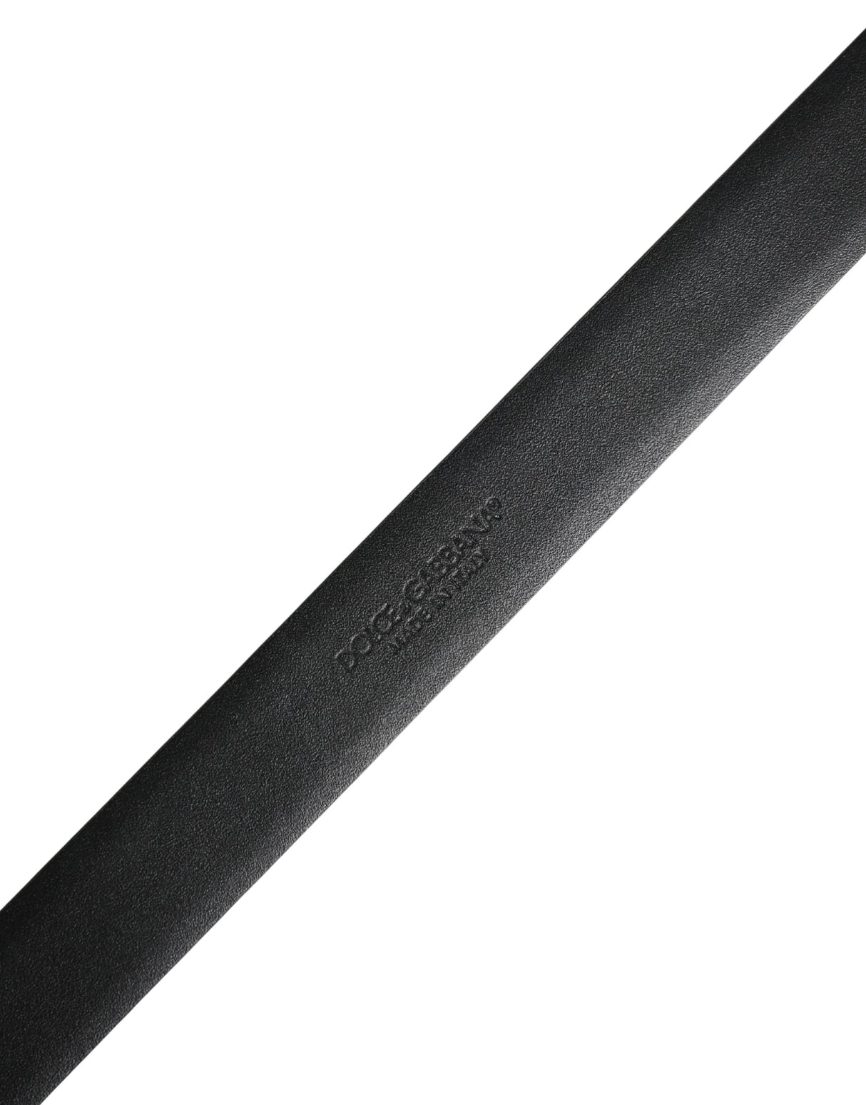 Dolce & Gabbana Men Blue Classic Leather Metal Buckle Belt