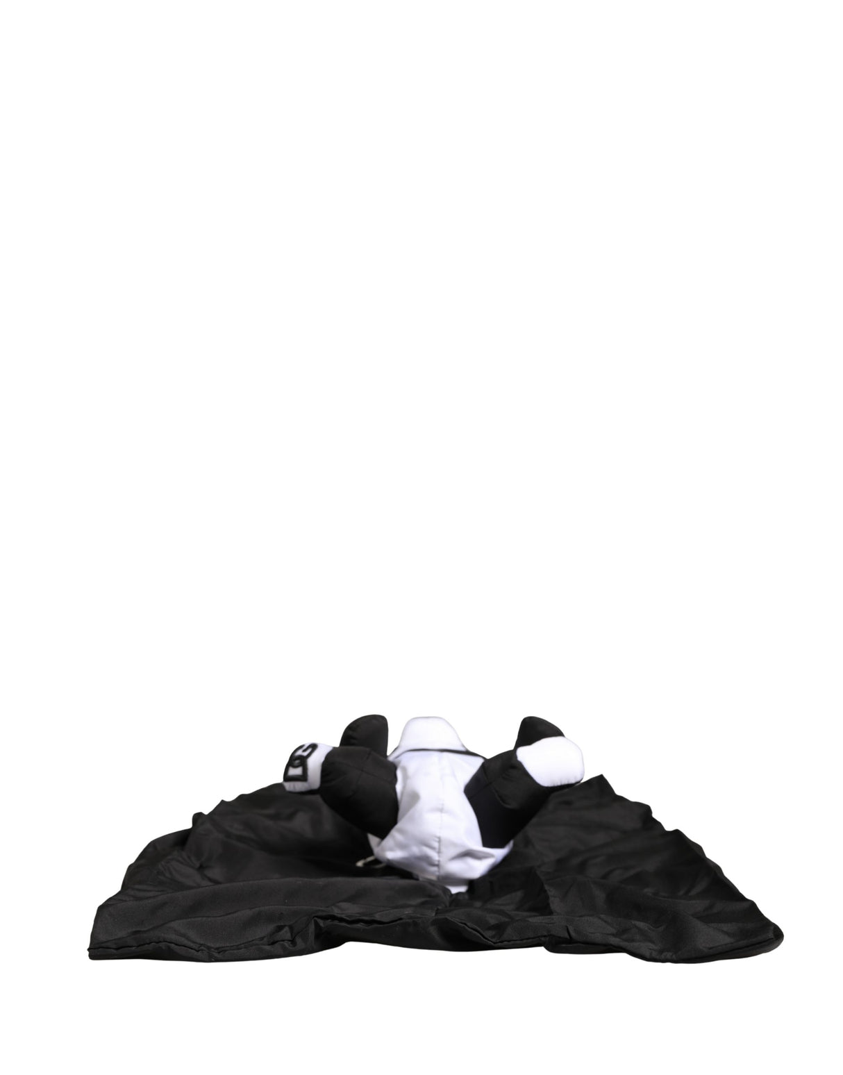 Dolce & Gabbana Men Black Polyester Panda Stuffed Ecobag Bag