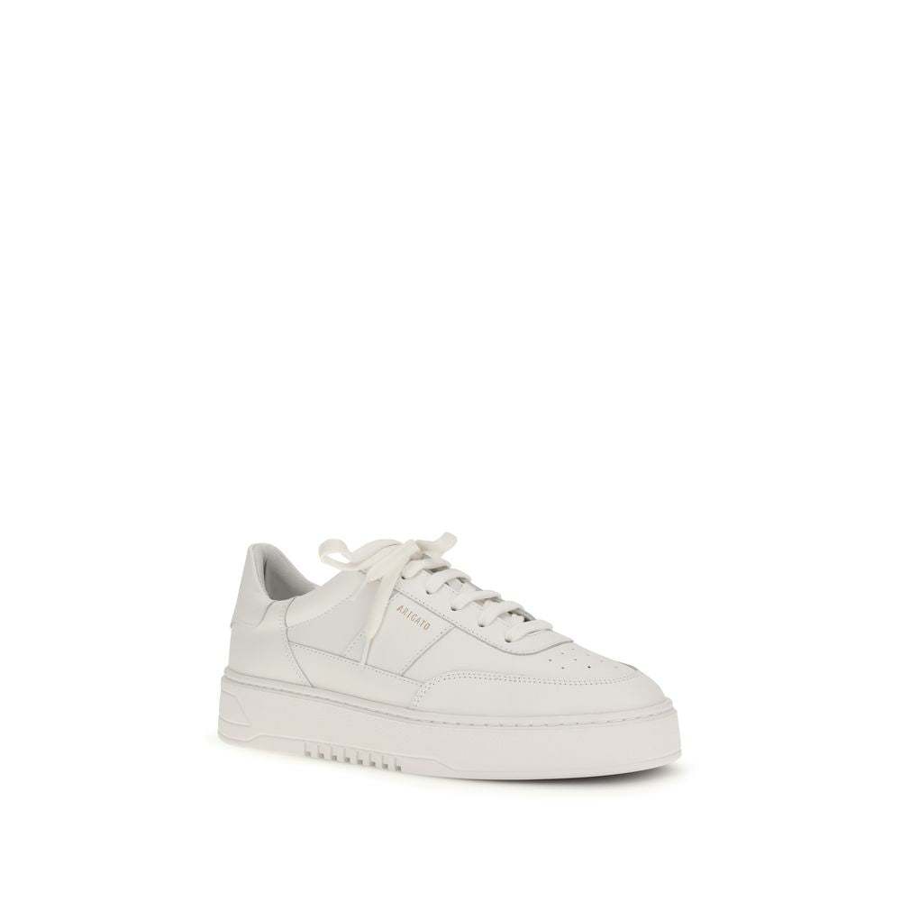Axel Arigato White Calf Leather Bos Taurus Platform Sneakers