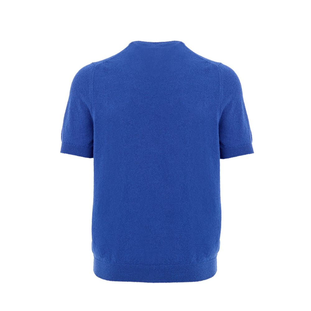 Gran Sasso Blue Cotton T-Shirt