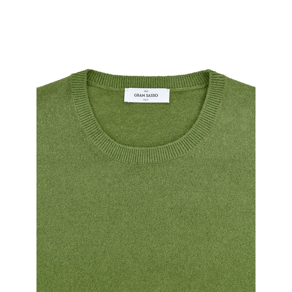 Gran Sasso Green Cotton T-Shirt