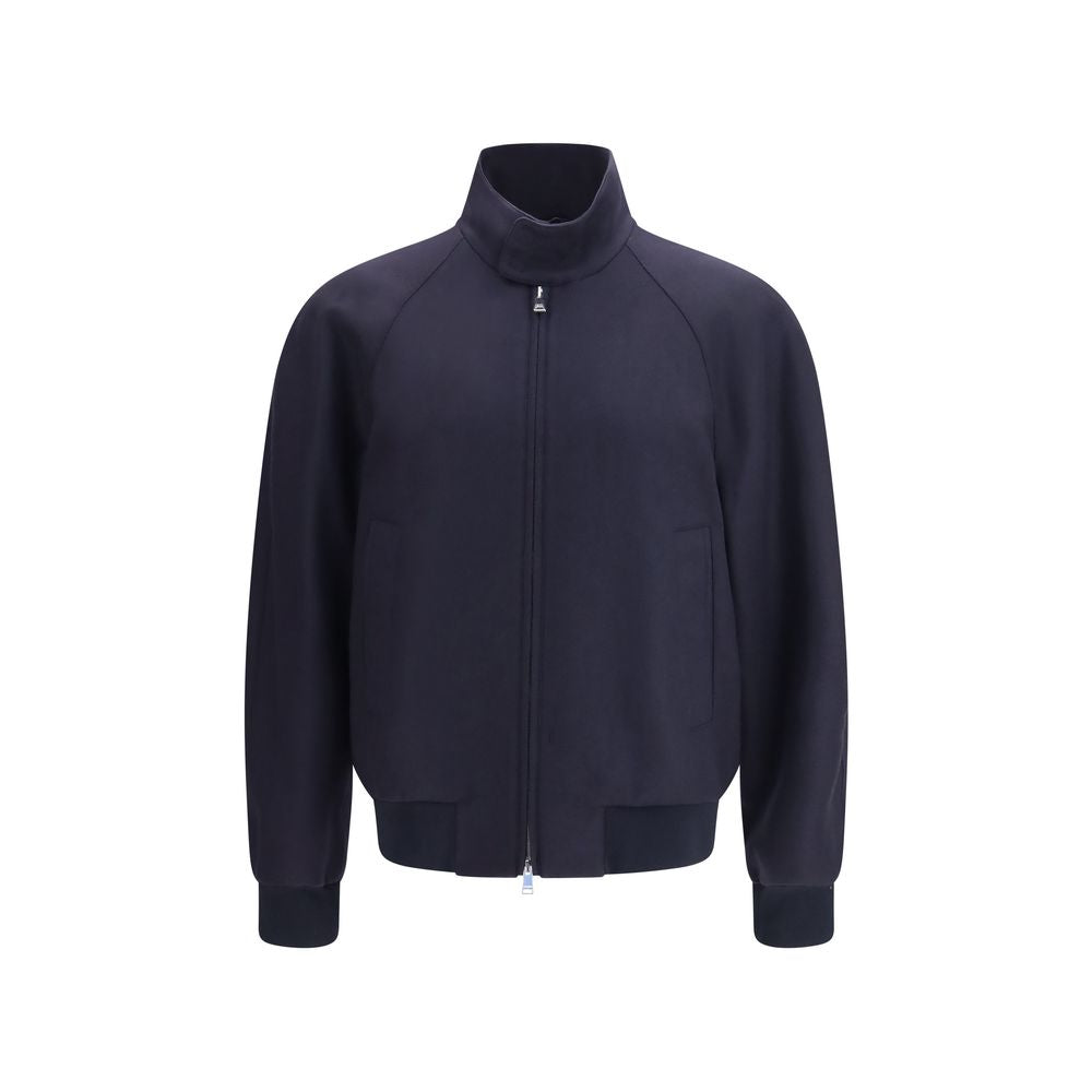 Fendi Blue Cashmere Bomber