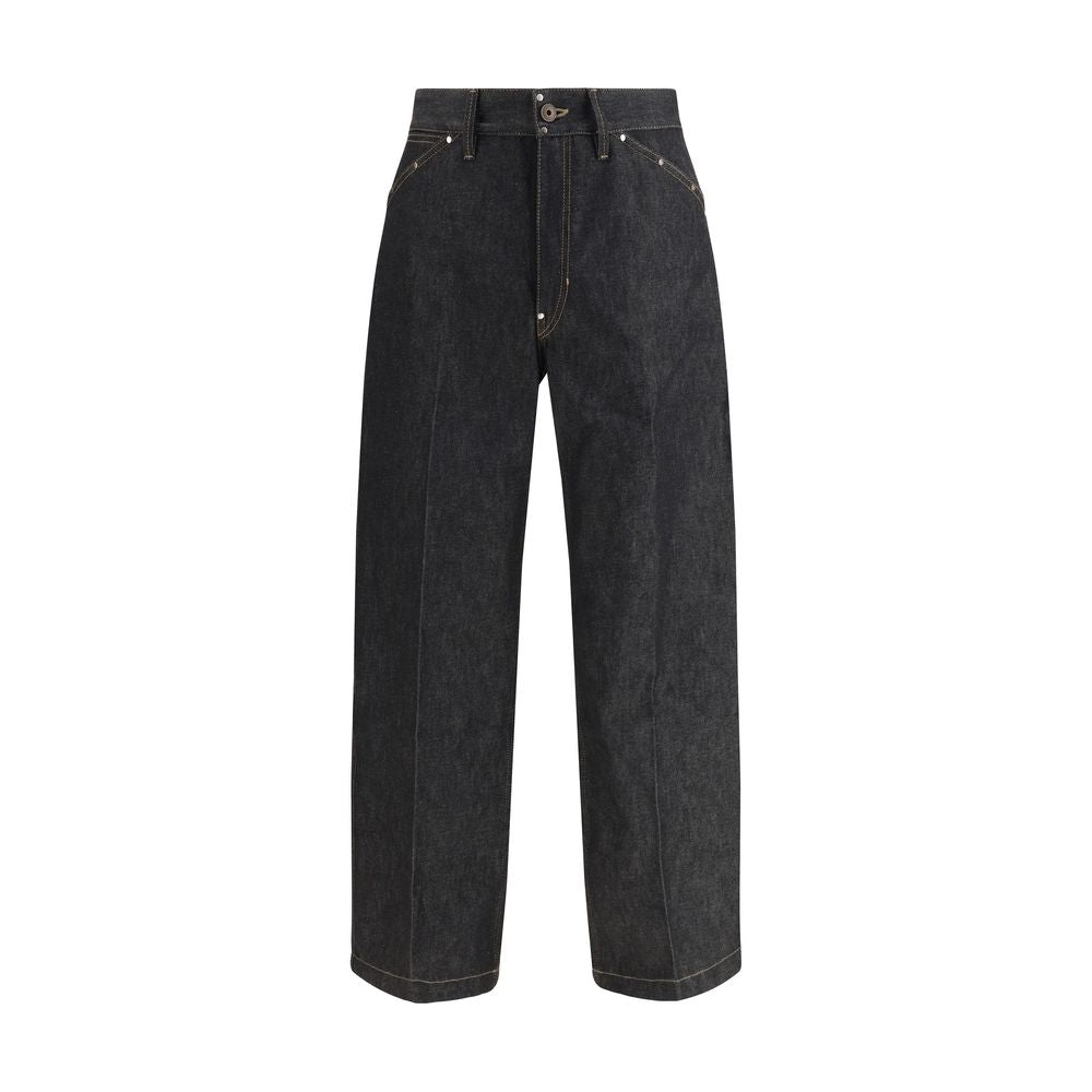 Lemaire Blue Cotton Jeans Denim
