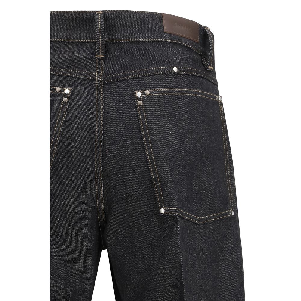 Lemaire Blue Cotton Jeans Denim