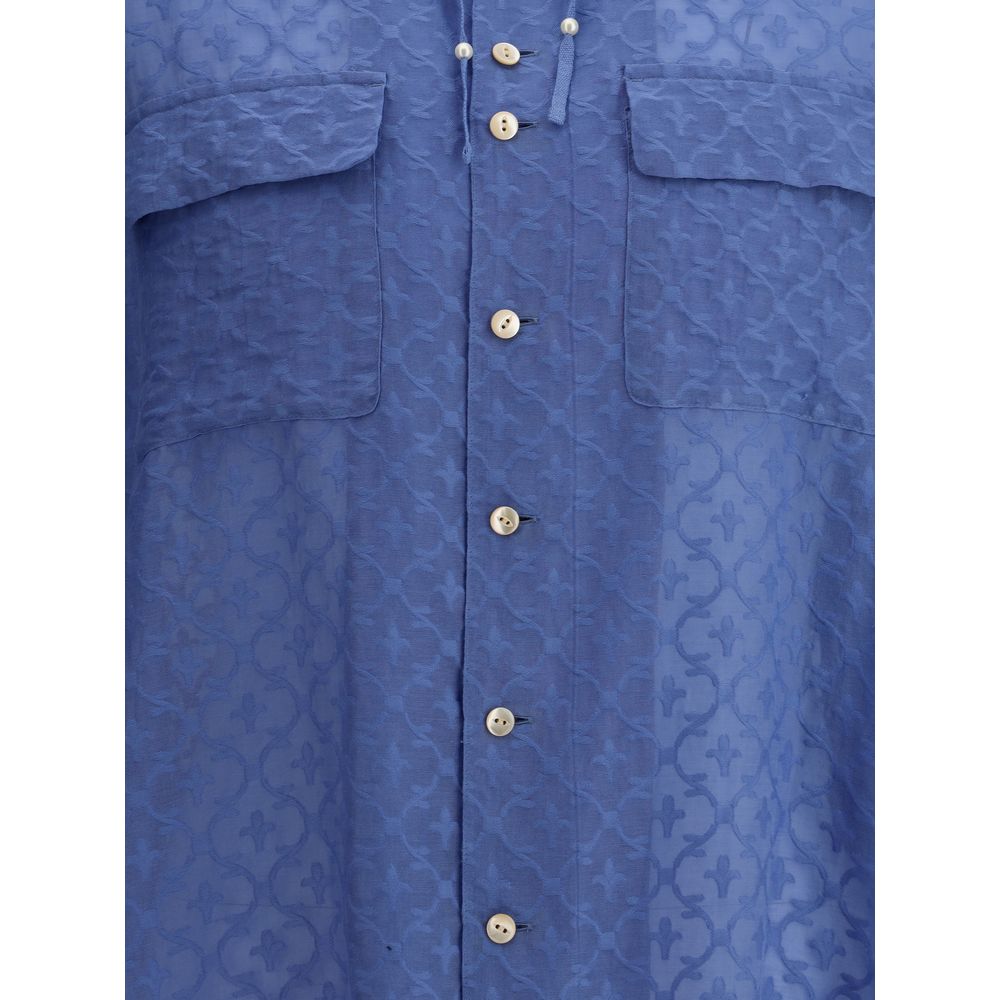 Undercover Blue Cotton Blouse