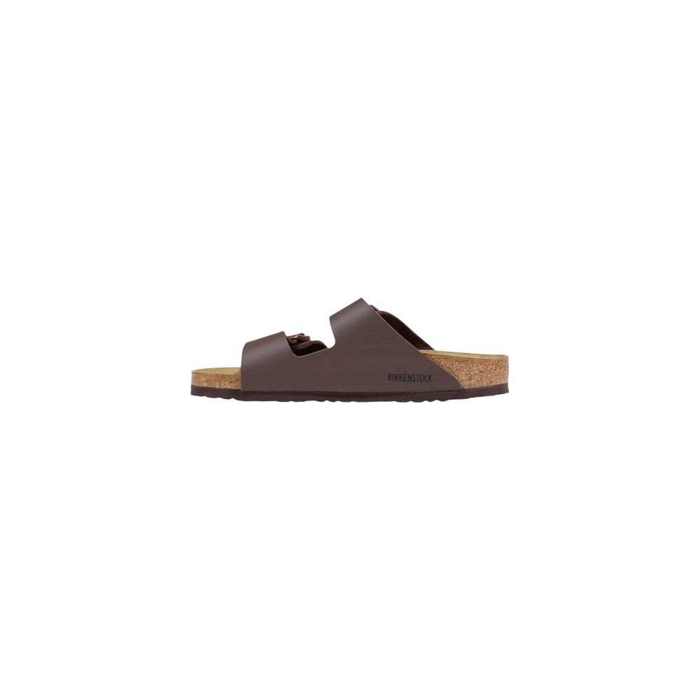 Birkenstock Brown Synthetic Flat Sandals