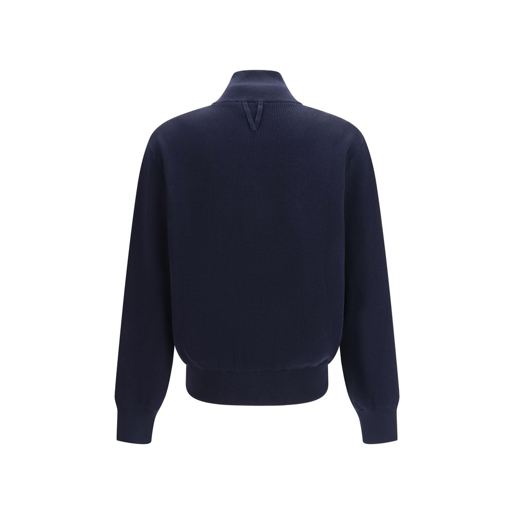 Valstar Blue Fleece Wool Jackets And Coat