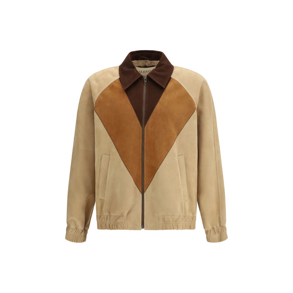 Valentino Brown Leather Jacket