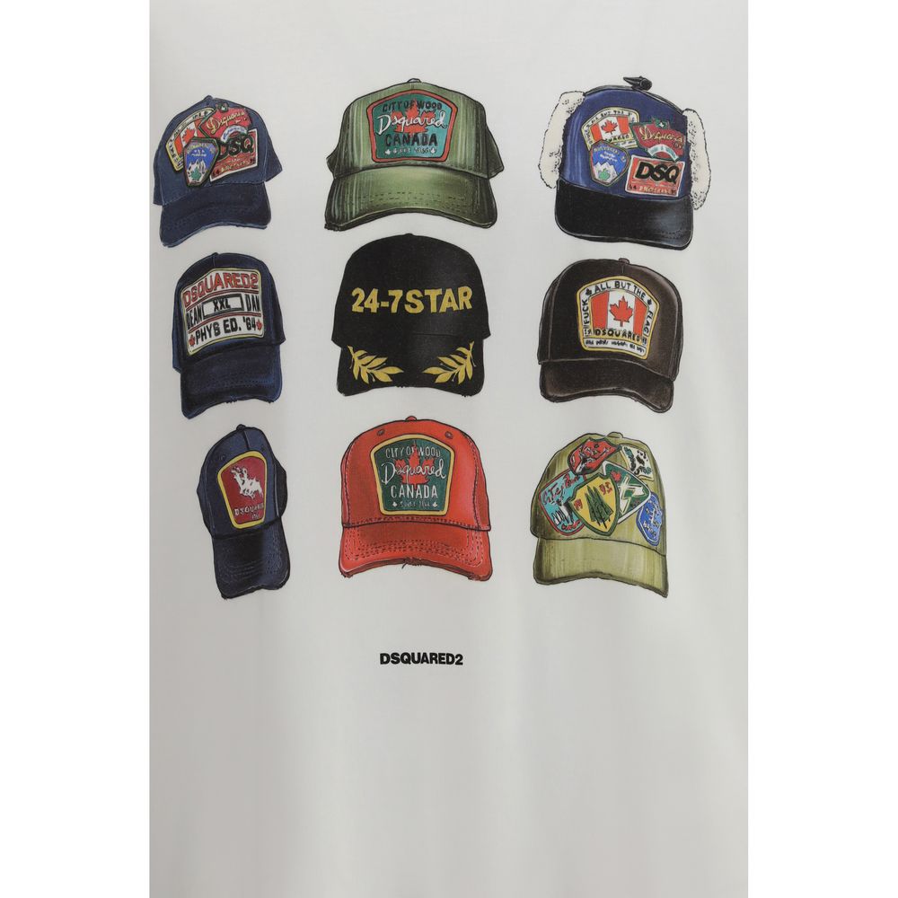 Dsquared² White Cotton T-Shirt