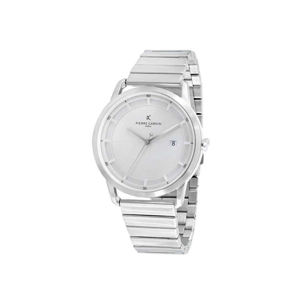 Pierre Cardin Gray Stainless Steel Dress Watch