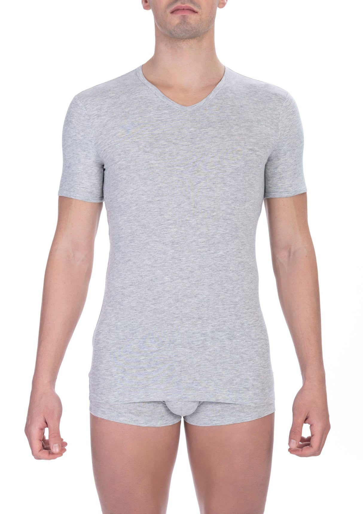 Bikkembergs Gray Cotton T-Shirt