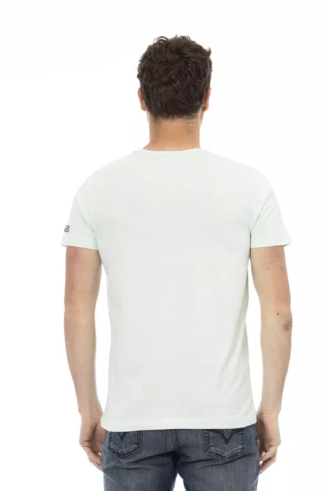 Trussardi Action "Light Blue Cotton Men's T-Shirt"