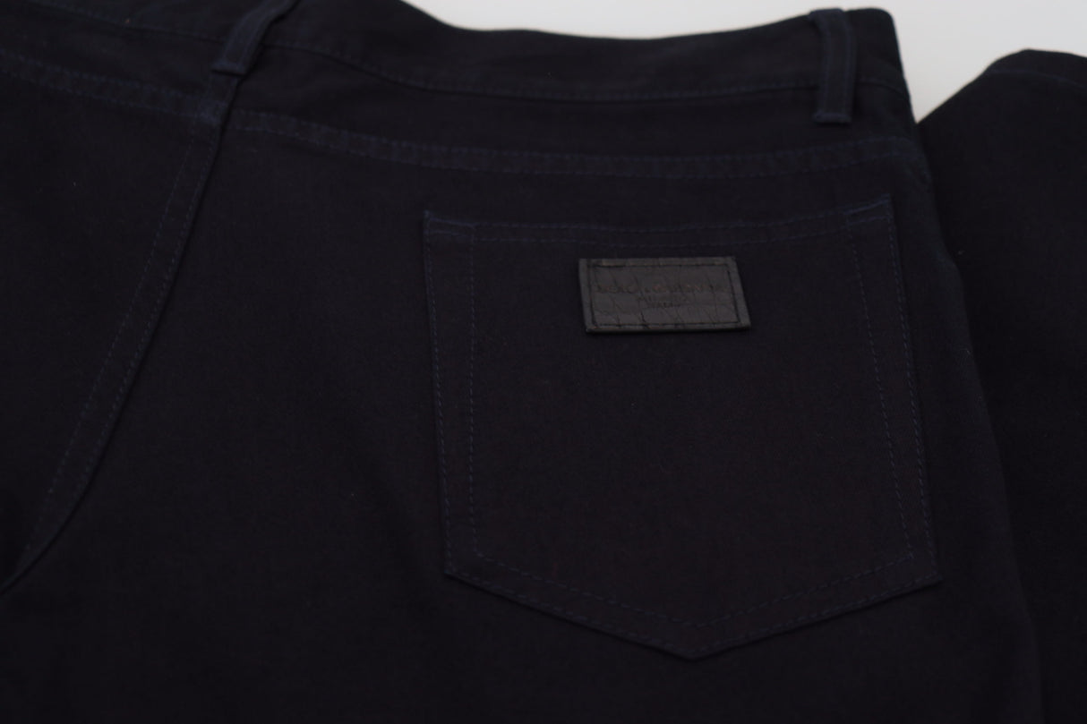 Dolce & Gabbana Black Cotton Skinny Casual Denim Jeans