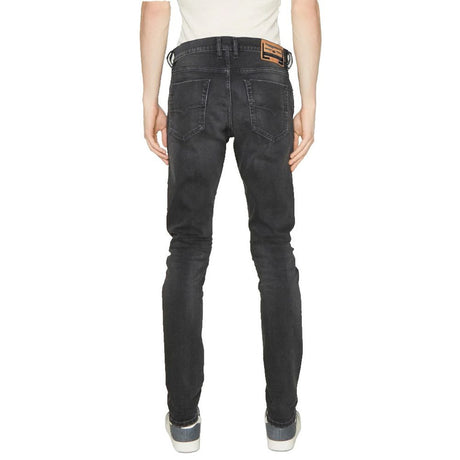 Diesel Black Cotton Men Jeans