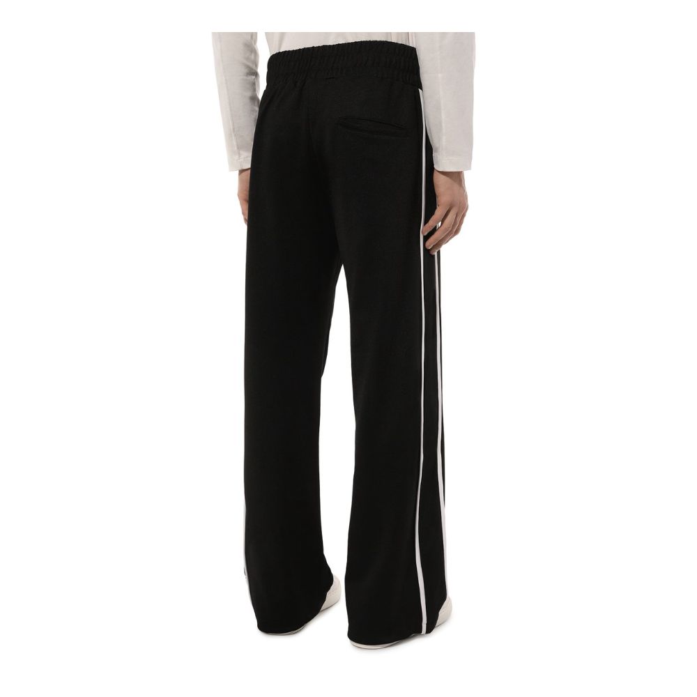 Comme Des Fuckdown Black Polyester Men Tracksuit Trousers