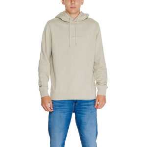 Calvin Klein Jeans Beige Recycled Cotton Hoody