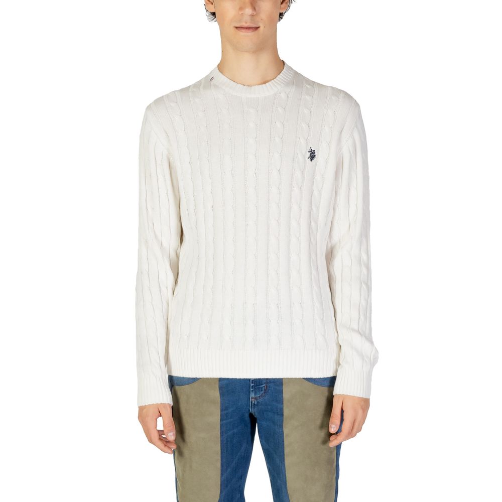 U.S. POLO ASSN. White Cotton Sweatshirt