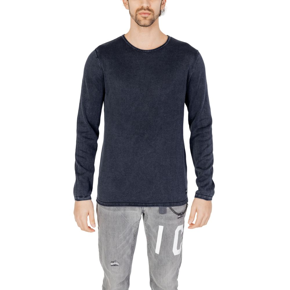 Jack Jones Blue Cotton Sweatshirt