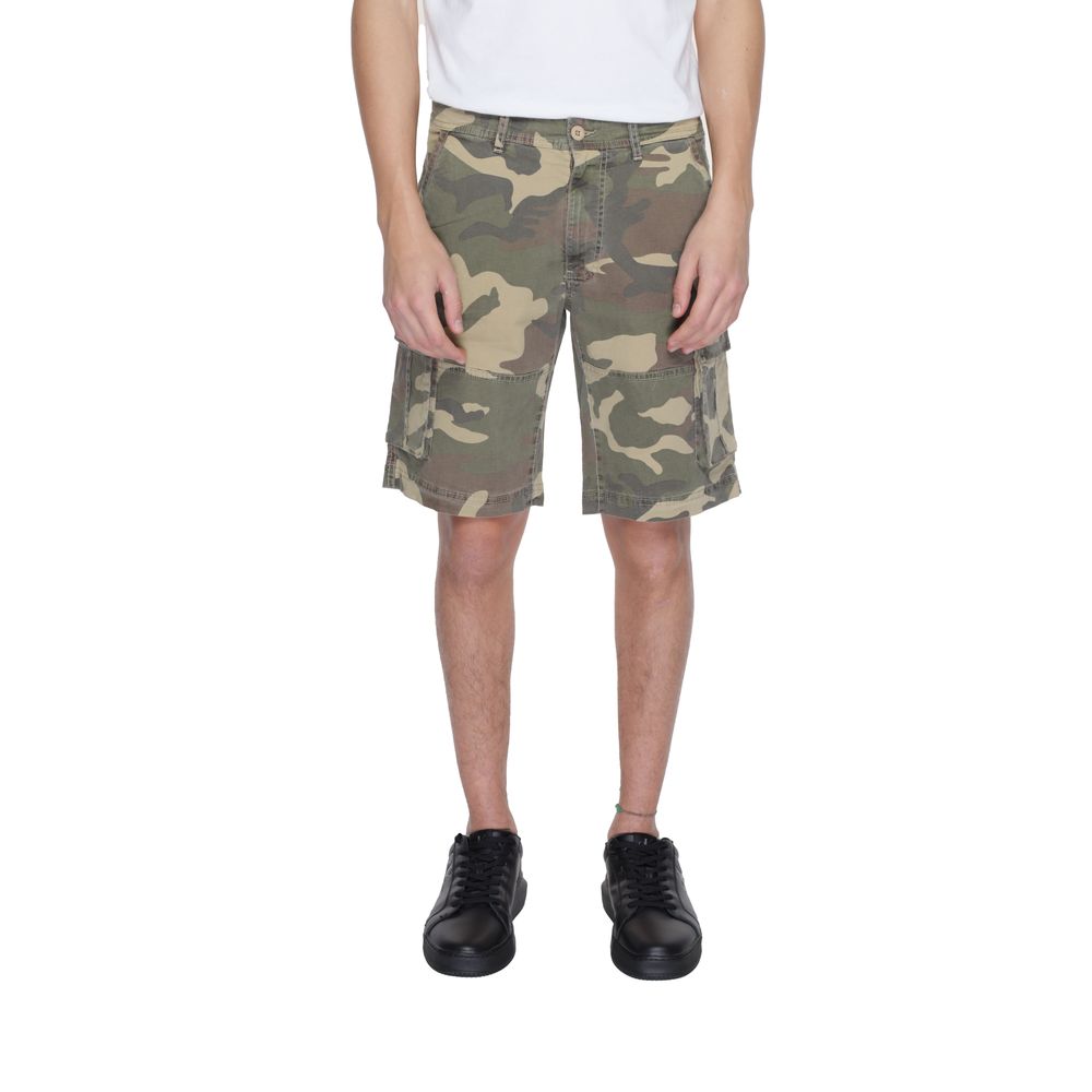 U.S. POLO ASSN. Beige Cotton Bermuda Shorts