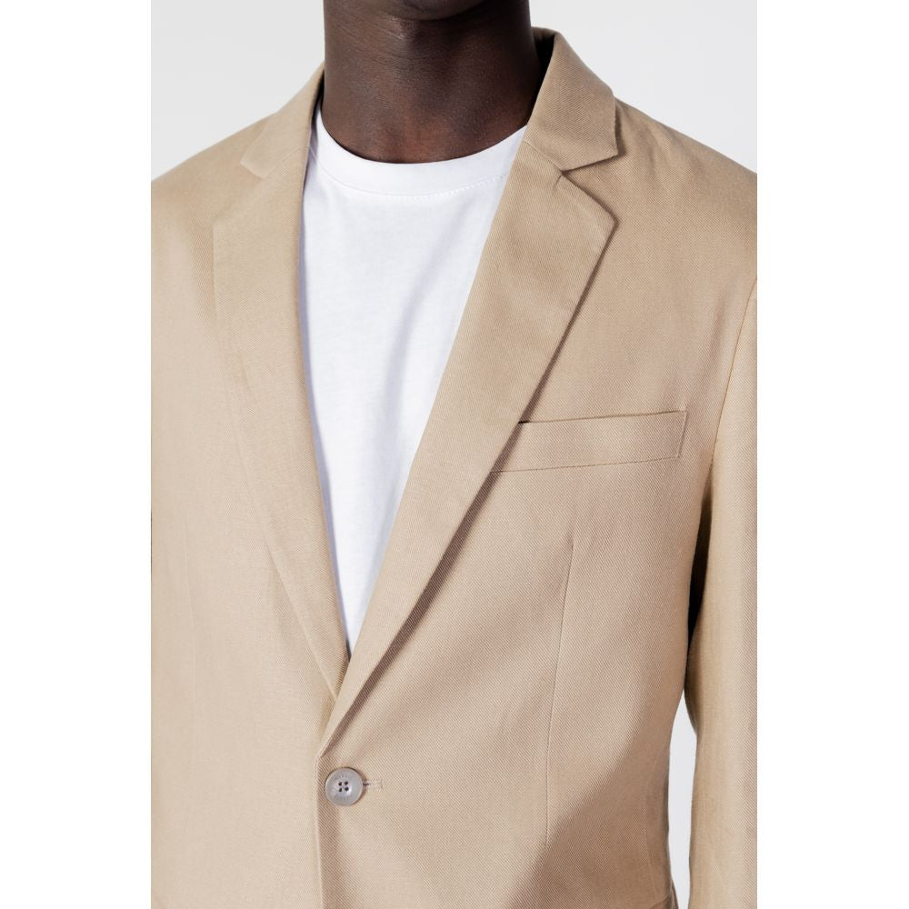 Antony Morato Beige Linen Blazer